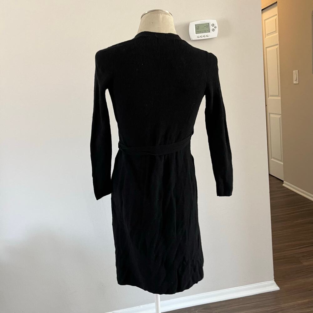 NWT Banana Republic Wool Cashmere Blend Knit Wrap Dress Wmns XXS Office Work - Picture 4 of 8